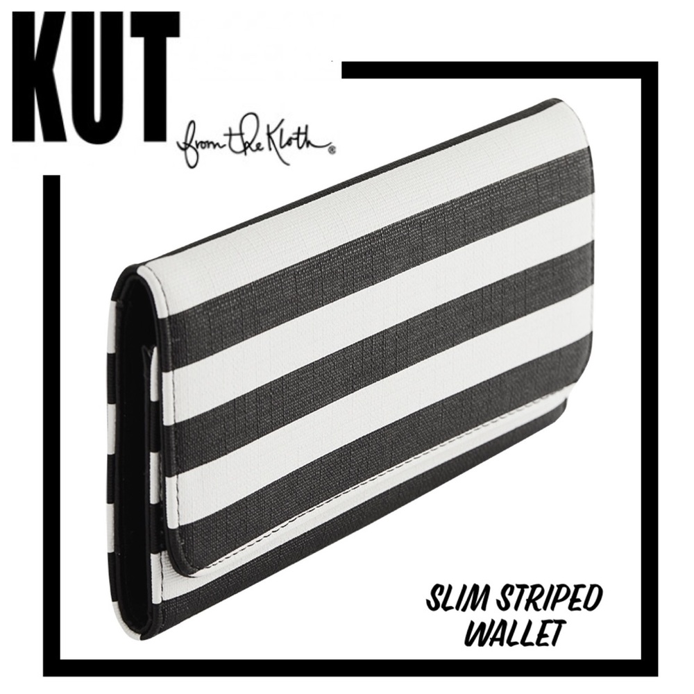 NWT Kut from Kloth Slim Stripped Wallet